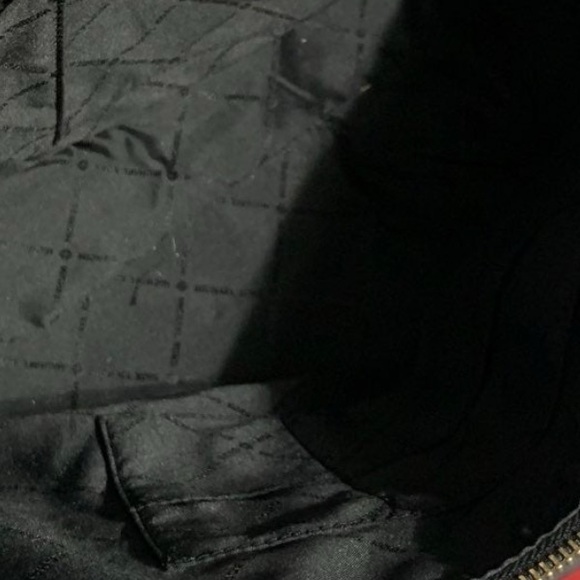 Michael Kors Signature Monogram Black and Tan Tote - Picture 12 of 13